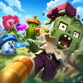 PewPew Plants—Rogue Garden MOD APK 1.0.3 (Menu/Damage Multiplier/Def Multiplier/No ADS/Speed)